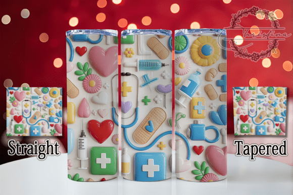 3D Medical Wellness Health Care Tumbler: Integrating Digital Assets into Professional Drinkware Projects