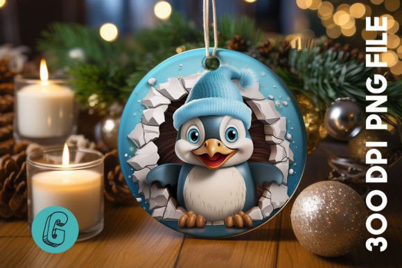 3D Penguin Break Through Ornament 04: A Practical Guide for Creators