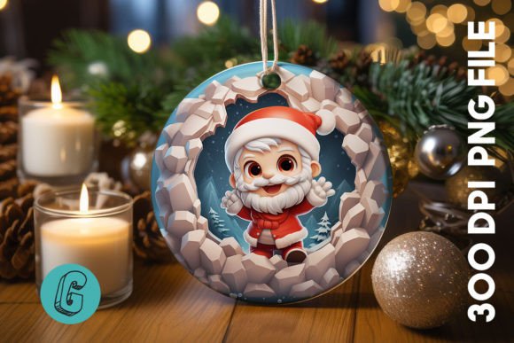 3D Santa Break Through Ornament 26: A Practical Evaluation for Creative Projects