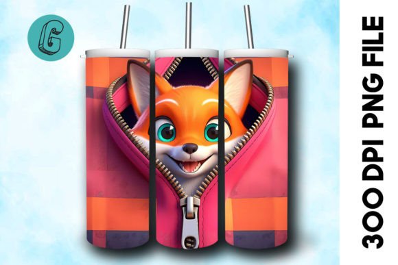 Elevating Personalized Gifting: The Strategic Value of Valentine Cute Fox 3D Tumbler Wrap 21