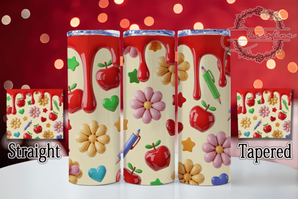 Elevating the Digital Craft Economy: The Strategic Value of the 3D Floral Teacher Tumbler Design