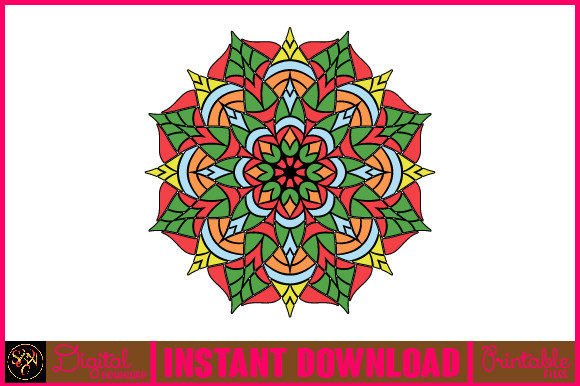 Mandala 3D Layered SVG Cut File-106: A Versatile Design for Modern Creators