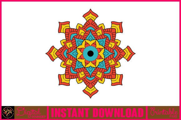 Mandala 3D Layered SVG Cut File-107