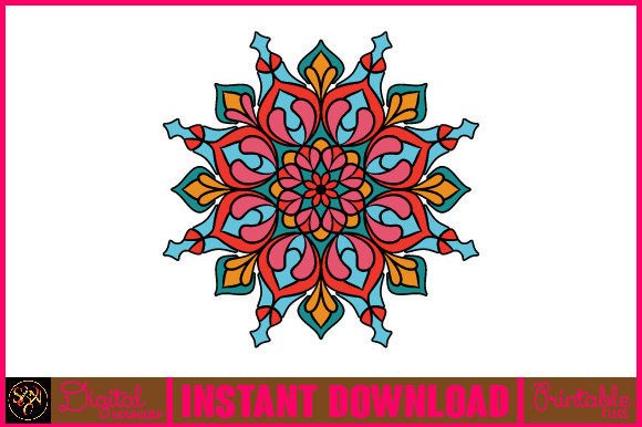 Mandala 3D Layered SVG Cut File-120