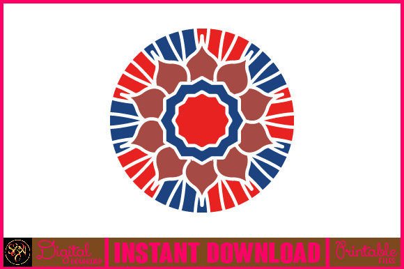 Mandala 3D Layered SVG Cut File-61