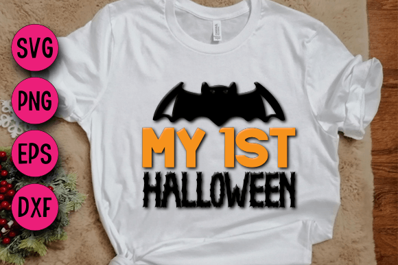 My 1st Halloween, 3D SVG Design