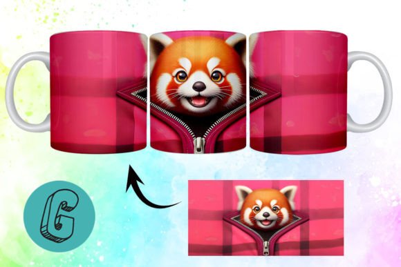 Valentine Red Panda 3D Mug Wrap 18: A Strategic Asset for Creative Branding and Personal Projects